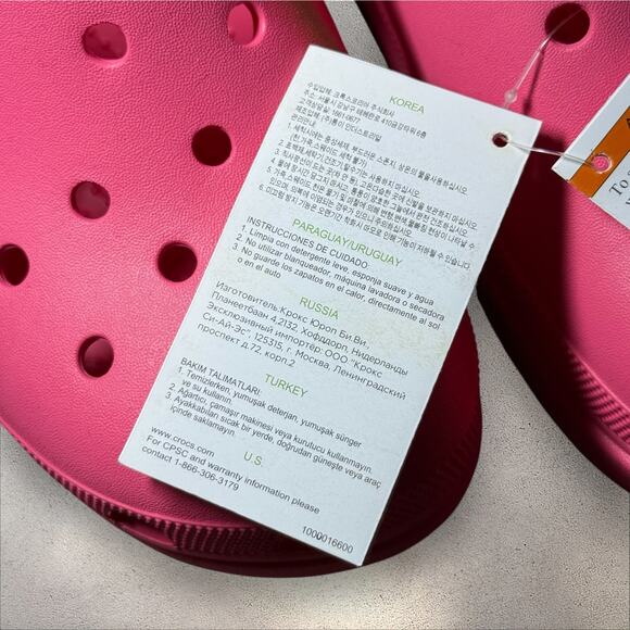 (WMNS) Crocs Classic Siren Clog 'Hyper Pink' (NWT) 11 WMNS - Picture 6 of 10